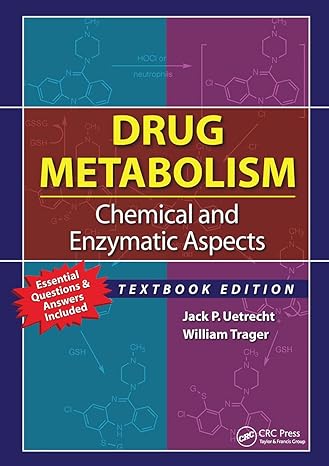 drug metabolism 1st edition jack p uetrecht 1420061038, 978-1420061031