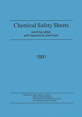 chemical safety sheets working safely with hazardous chemicals 1st edition chemical industry association vnci