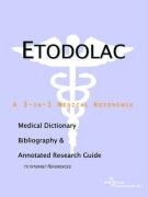 etodolac a medical dictionary bibliography and annotated research guide to internet references 1st edition