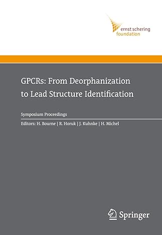 gpcrs from deorphanization to lead structure identification 1st edition h bourne ,richard horuk ,j kuhnke ,h