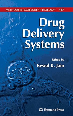 drug delivery systems 1st edition kewal k jain 1617378283, 978-1617378287