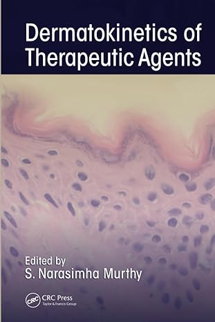dermatokinetics of therapeutic agents 1st edition s narasimha murthy 1138114588, 978-1138114586