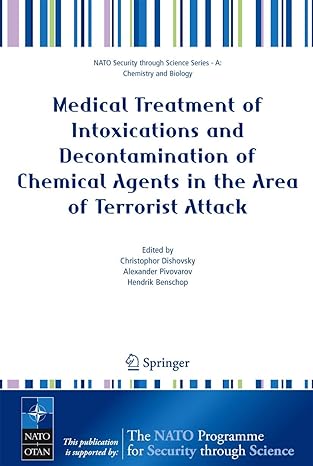 medical treatment of intoxications and decontamination of chemical agents in the area of terrorist attack