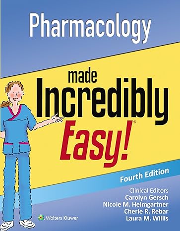 pharmacology made incredibly easy 4th edition lippincott williams wilkins 1496326326, 978-1496326324