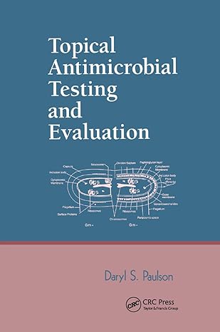 topical antimicrobial testing and evaluation 1st edition daryl paulson 0367399792, 978-0367399795