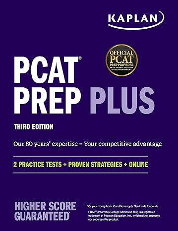 pcat prep plus 2 practice tests + proven strategies + online 3rd edition kaplan test prep 1506276768,