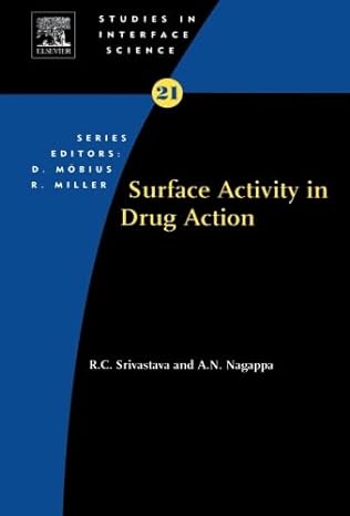 surface activity in drug action 1st edition r c srivastava 0444550321, 978-0444550323
