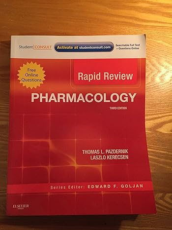 rapid review pharmacology with student consult online access 3rd edition thomas l pazdernik phd ,laszlo