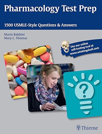 pharmacology test prep 1500 usmle style questions and answers 1st edition mario babbini ,mary l thomas