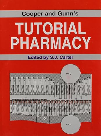cooper and gunns tutorial pharmacy 1st edition s j carter 8123909047, 978-8123909042