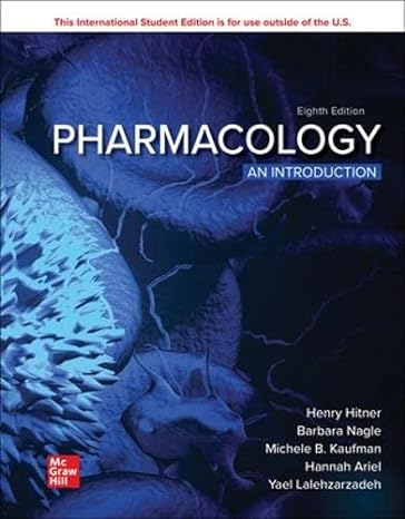 pharmacology an introduction 8th international edition henry hitner, barbara t nagle, michele b kaufman,