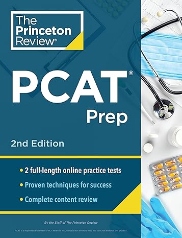 princeton review pcat prep practice tests 2nd edition the princeton review 0525571558, 978-0525571551
