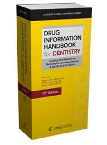 lexi comps drug information handbook for dentistry including oral medicine for medically compromised patients