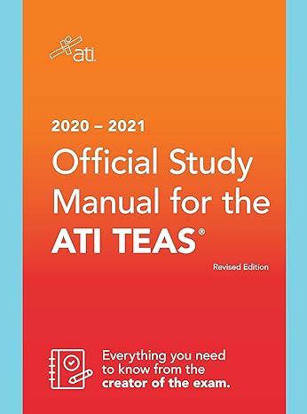 2020 2021 official study manual for the ati teas 7th edition ati 1565332326, 978-1565332324