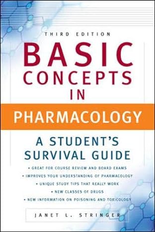 basic concepts in pharmacology 3rd edition janet stringer 0071458182, 978-0071458184