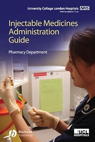 ucl hospitals injectable medicines administration guide pharmacy department 2nd edition university college