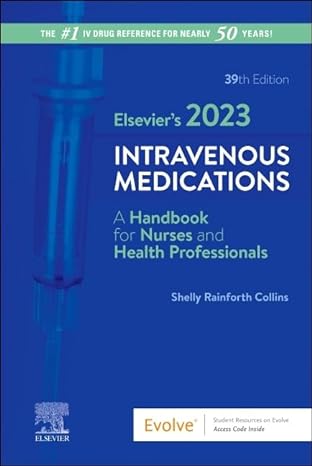 elseviers 2023 intravenous medications 39th edition shelly rainforth collins pharmd 0323931804, 978-0323931809