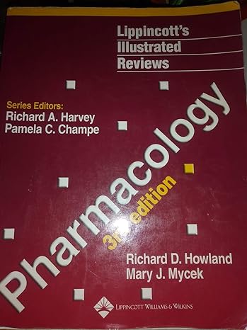 pharmacology 3rd edition richard d howland ,mary j mycek ,richard a harvey ,pamela c champe 0781741181,