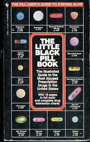 the little black pill book 1st edition food drug book company ,lawrence d chilnick ,bert stern 0553237861,