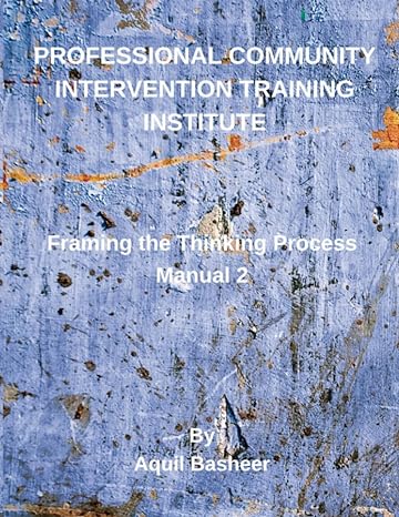 pciti framing the thinking process manual 2 1st edition aquil basheer b0cdnmv1pm, 979-8856222639