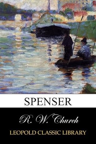 spenser 1st edition r w church b00v53ukgk