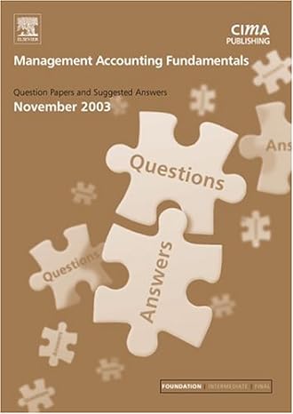 management accounting fundamentals november 2003 exam qandas 1st edition graham eaton 075066228x,
