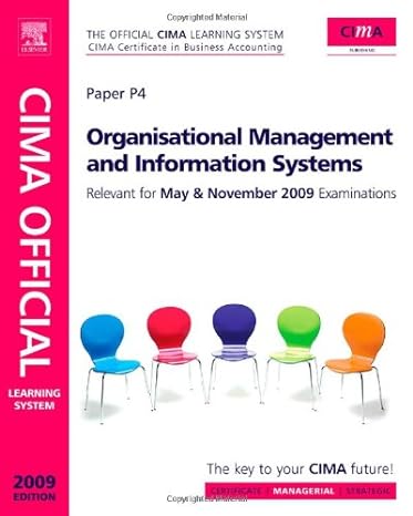 Cima Official Learning System Organisational Management And Information Systems