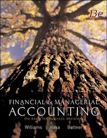 financial and managerial accounting with my mentor net tutor olc and powerweb the basis for business