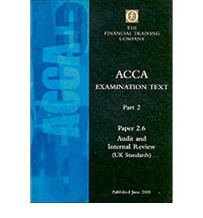 acca audit and internal review paper 2 6 exam text 1st edition acca 1843902311, 978-1843902317