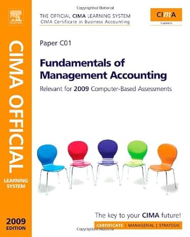 cima official learning system fundamentals of management accounting 3rd edition janet walker 0750689552,