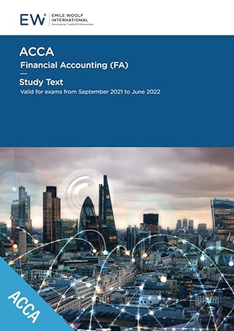 acca financial accounting study text 2021 22 1st edition emile woolf international 1848437307, 978-1848437302
