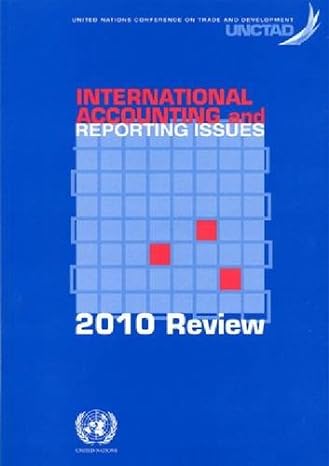 international accounting and reporting issues 2010 review 1st edition united nations 9211128315,