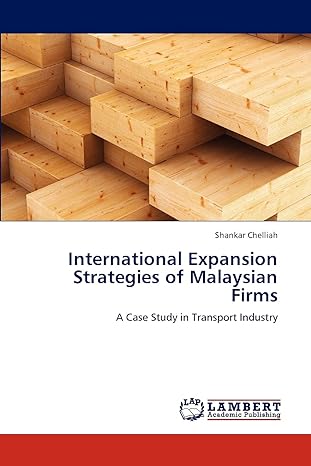 international expansion strategies of malaysian firms a case study in transport industry 1st edition shankar