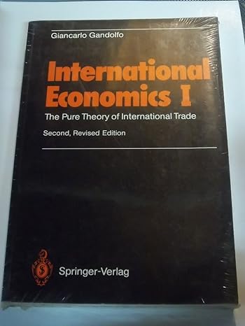 international economics i the pure theory of international trade revised edition giancarlo gandolfo