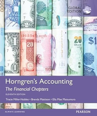 horngren's accounting, the managerial chapters and the financial chapters, global edition 11th edition brenda