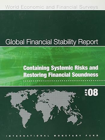 global financial stability report apr 08 1st edition international monetary fund 1589067207, 978-1589067202