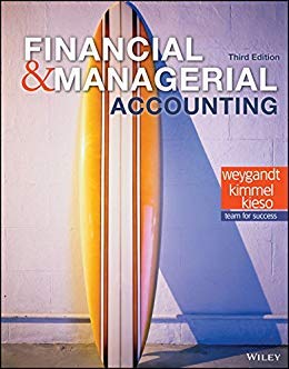 financial & managerial accounting 3rd edition jerry j weygandt ,paul d kimmel ,donald e kieso 1119392039,