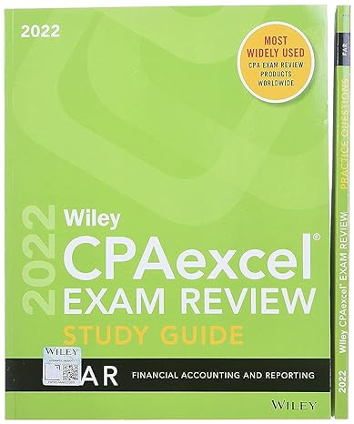 2022 2 wiley cpaexcel exam review study guide wiley car financial accounting and reporting wiley most widely