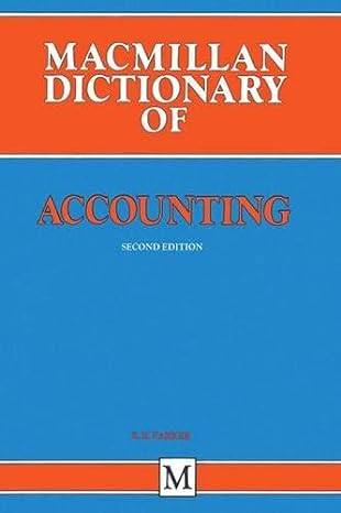 macmillan dictionary of accounting 2nd edition r h parker 0333455495, 978-0333455494