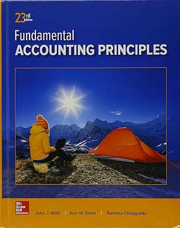 gen combo fundamental accounting principles; connect access card 23rd edition john wild 1260077632,