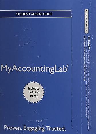 new mylab accounting with pearson etext access card for financial accounting 10th edition walter harrison