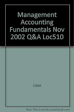 management accounting fundamentals nov 2002 qanda 3rd edition graham eaton 1859715435, 978-1859715437