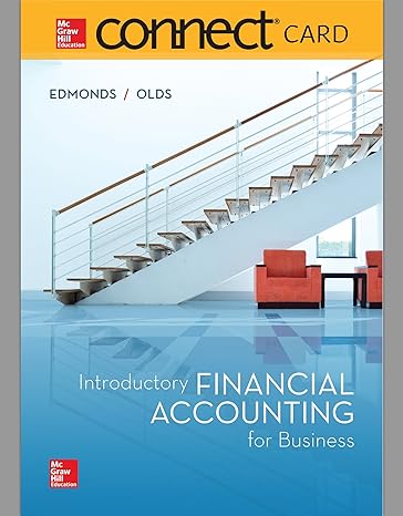 connect access card for introductory financial accounting for business 1st edition thomas edmonds