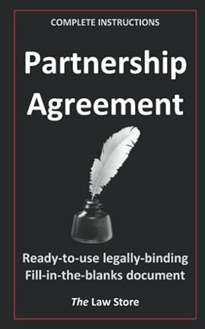 partnership agreement ready to use legally binding fill in the blanks law firm template with instructions 1st
