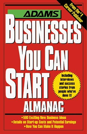 adams businesses you can start almanac 5th printing edition katina z jones 1558506020, 978-1558506022