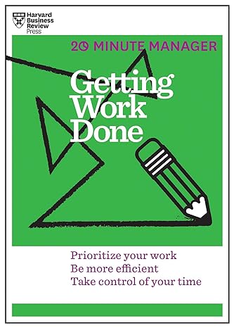 getting work done 1st edition harvard business review 1625275439, 978-1625275431