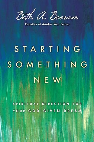 starting something new spiritual direction for your god given dream 1st edition beth a booram 0830835970,