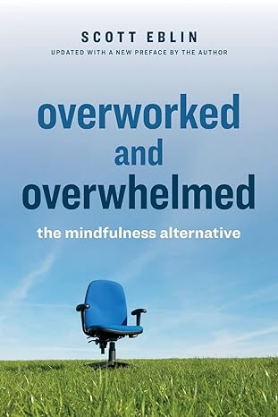 overworked and overwhelmed the mindfulness alternative 1st edition scott eblin 1774583488, 978-1774583487