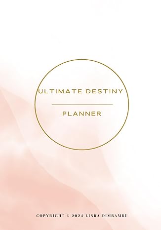 ultimate destiny planner 1st edition linda dimbambu b0cwr7458w