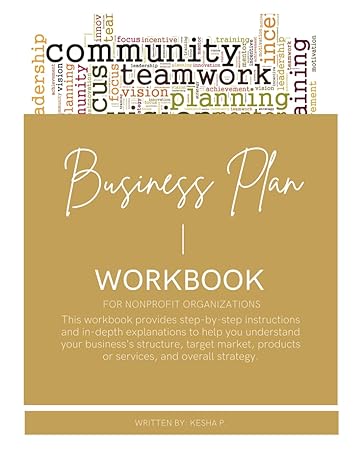business plan workbook for nonprofit organizations 1st edition kesha p b0cybt17kf, 979-8320055121